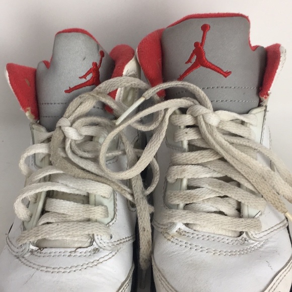 Jordan 5 Retro Fire Red Silver Tongue Men’s 2019 Style - Picture 5 of 15